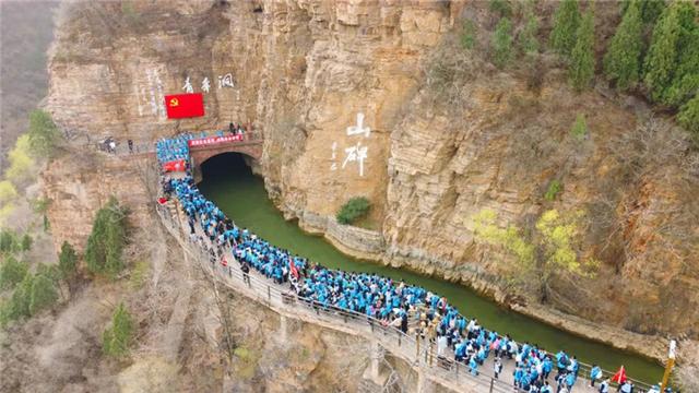 林县红旗渠简介，河南省安阳林州市红旗渠（红旗渠总干渠通水58周年）