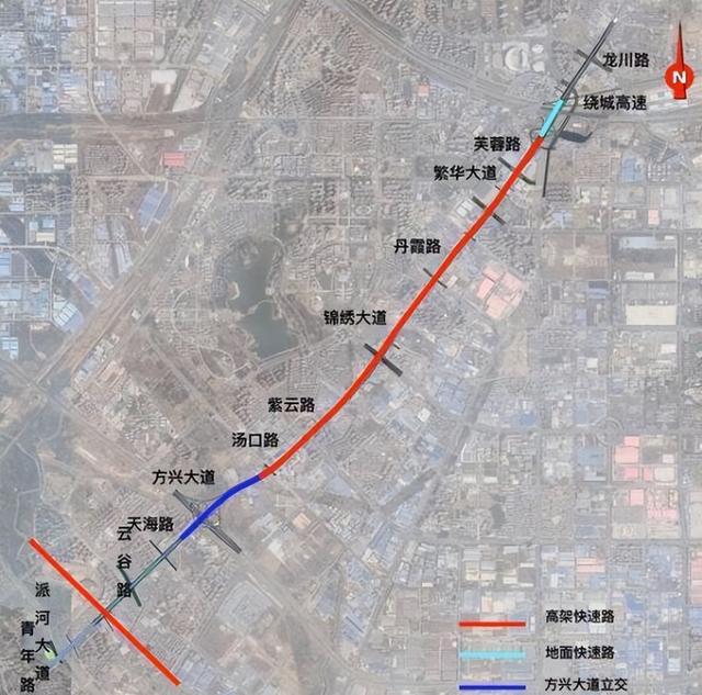 合肥即将开工的道路图，合肥一条快速路将开工建设