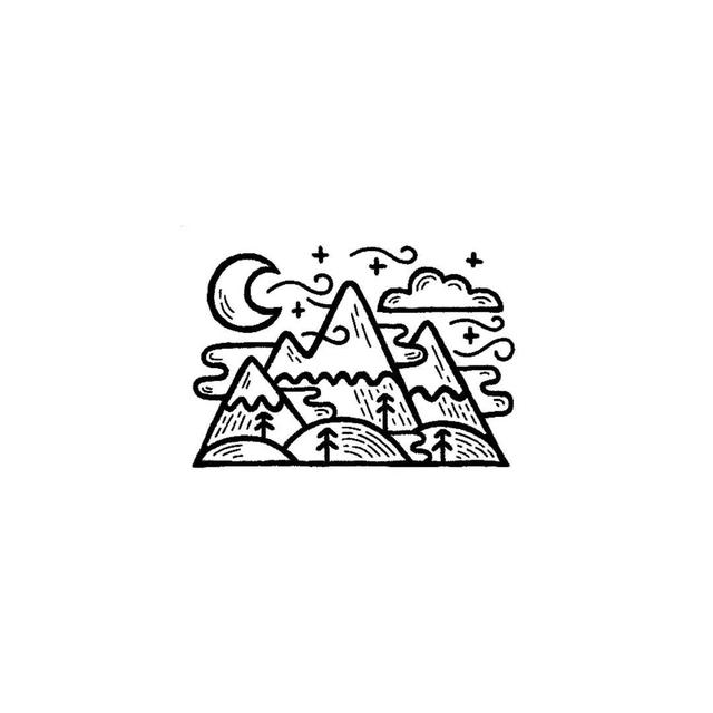 一步一步画白云，白云怎么画（60款唯美的风景简笔画教程）