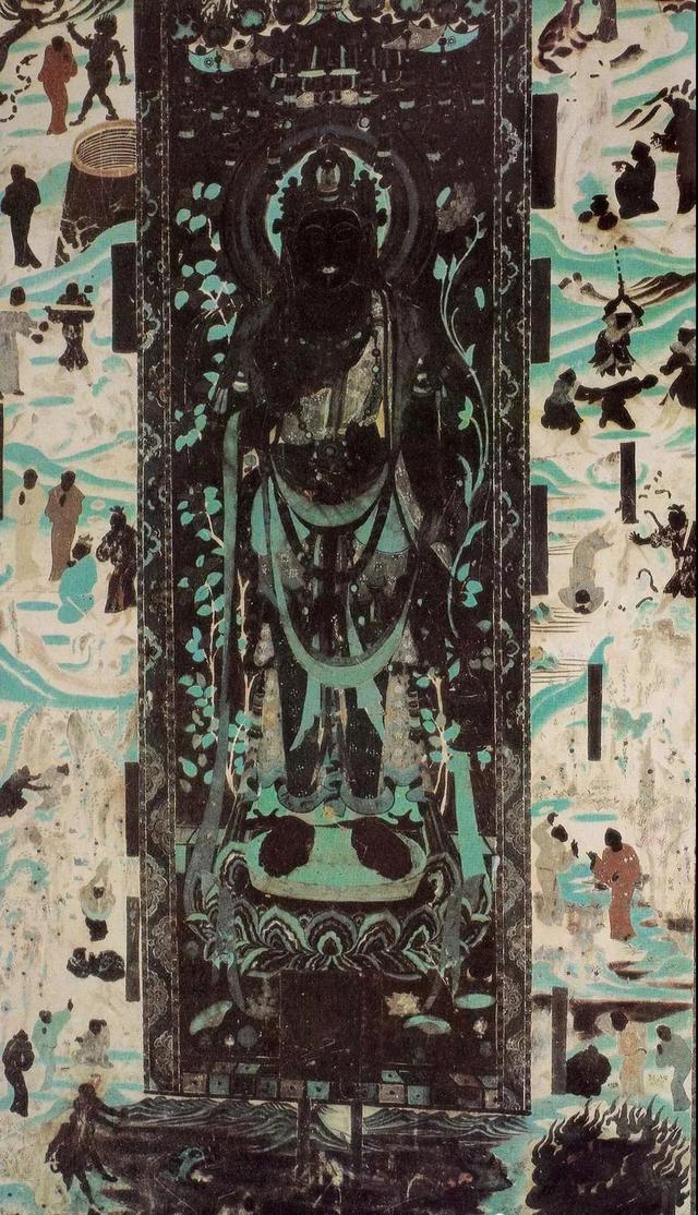 敦煌壁画图片大全，敦煌飞天壁画高清图（敦煌壁画对于中国画坛的影响）