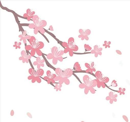 如何画简单好看的桃花，如何画简单好看的桃花图（分享图片：手绘桃花）