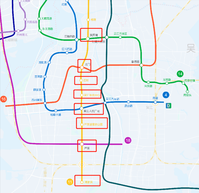 苏州吴江地铁规划图图片