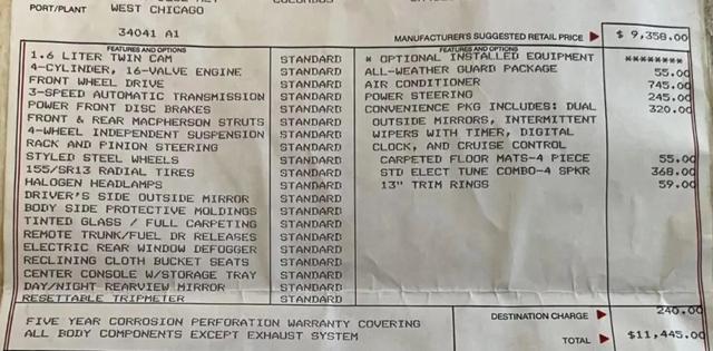 花冠和卡罗拉的区别，花冠和卡罗拉的区别卡罗拉的耗油量（1987年产美规丰田花冠分享）