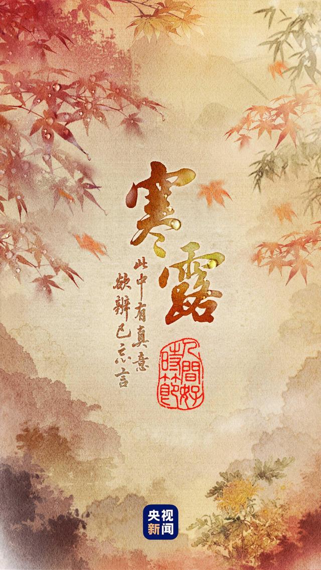 寒露是什么意思，人间好时节丨寒露