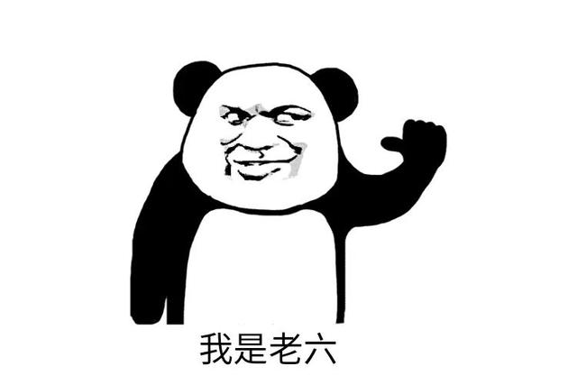 熊猫头表情包老六图片