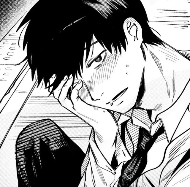 黑白男头，微信头像，黑白男头（“撑伞人也是雨中人”）