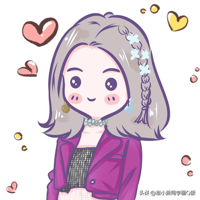 浪妹。，微信头像，浪妹。（乘风破浪3小姐姐简笔画小头像来一波）