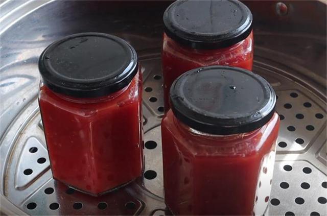 西红柿酱的家庭制作，如何自制番茄酱（1次买10斤西红柿制作）