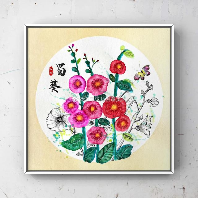 7-12岁儿童手工画，童真动物绘