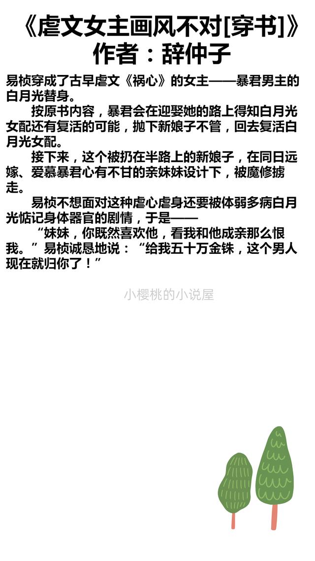 穿书系列文推荐虐文，5本高质量宠文丨穿书系列《穿书美人不想死》《拯救美强惨男二》