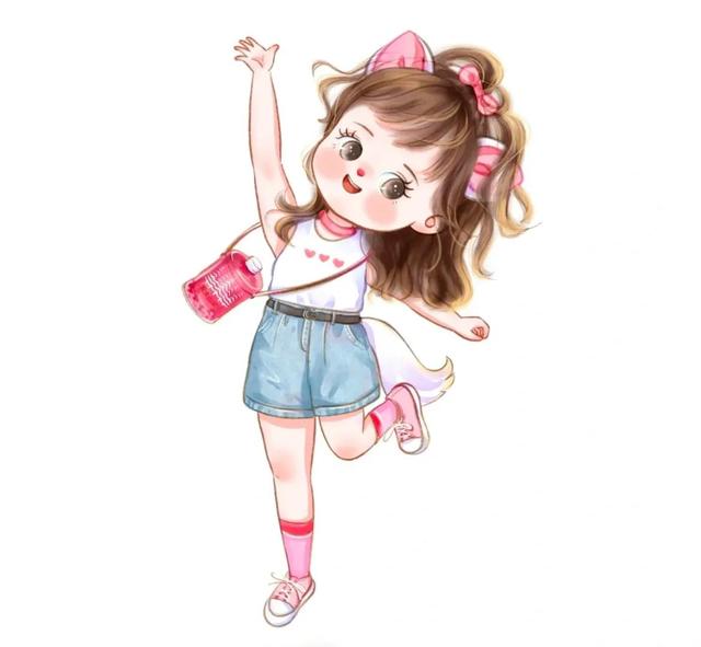 背包女，微信头像，背包女（拎包女生头像设计）