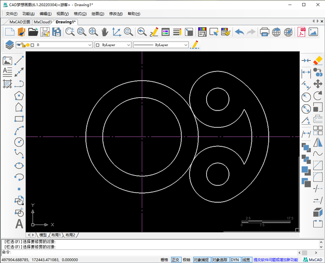 cad镜像快捷键，CAD中的镜像快捷键怎么使用（CAD相切、相切、半径的画圆方式与镜像命令的综合应用）
