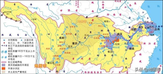 黄河长江的发源地在哪里，长江黄河发源地在哪里（长江五大城市，哪个潜力更大）