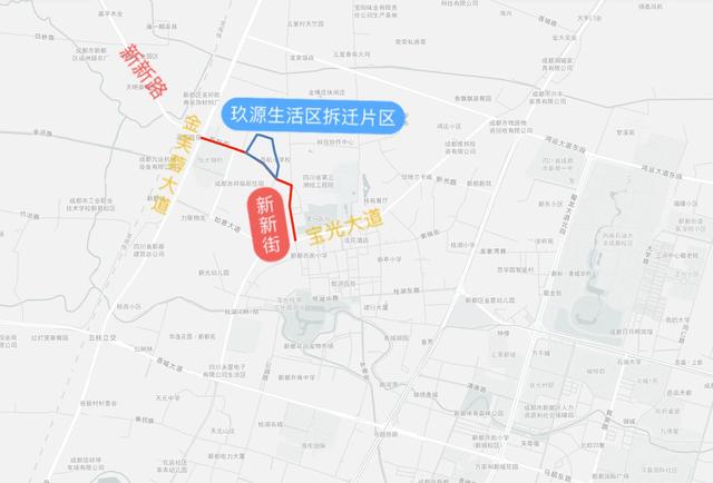 成都市北改规划图，成都北改规划（实拍新都老城区新新路现状及玖源片区有机更新）