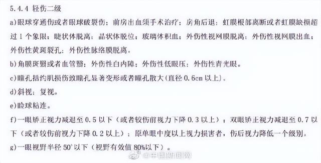 轻伤的判定要满足几个标准，轻伤的判定标准（什么情况属于轻伤二级）