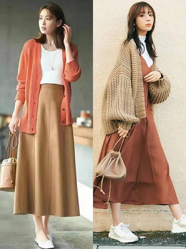 开衫毛衣怎么搭配，开衫毛衣怎么搭配裤子（开衫也能穿出少女感）