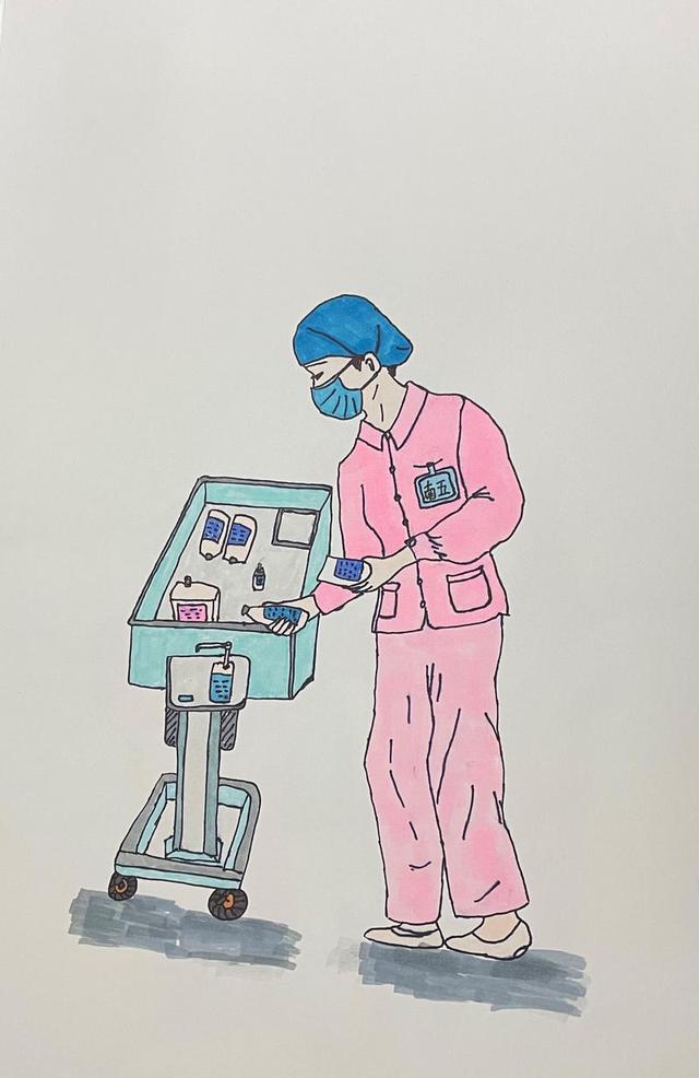 爱护眼睛绘画图片，保护眼睛的儿童画怎么画（手绘致敬白衣天使）