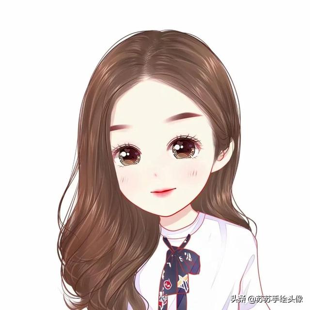 女生可爱卡通图像,女生卡通可爱图片(又甜又可爱的女生卡通头像)_犇涌