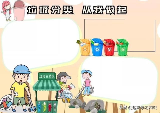 垃圾分类的手抄报怎么画，垃圾分类的手抄报怎么画 简单（垃圾分类<环保>手抄报集）