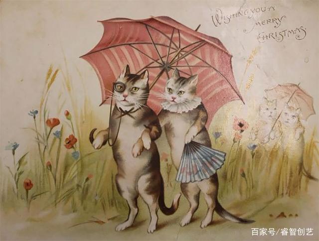 明信片圣诞节祝福语，圣诞节送明信片（黑色幽默属于维多利亚时代）