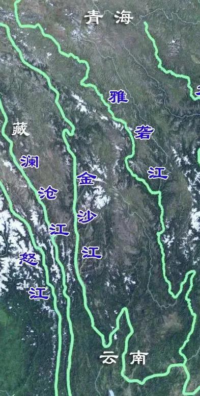 长江流域降水图，径流量达近万亿立方米