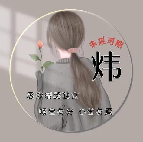 女生头像带名字 霸气图片