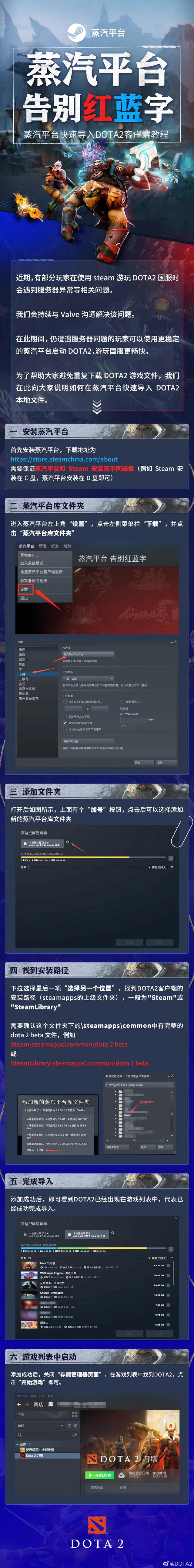 怎么把dota2导入steam，怎么把DOTA2导入STEAM（登录《Dota2》国服现“红蓝字”问题）