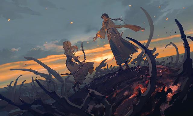 插画图，插画图片手绘（超有故事感的古风中国风插画）