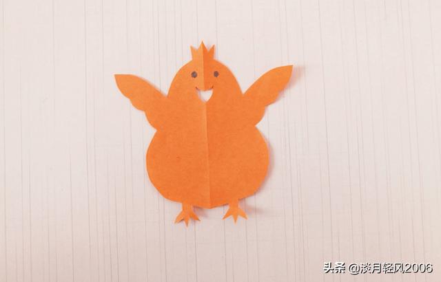 小学生剪纸简单又漂亮步骤，小学生剪纸教程（剪纸小鸡教程）