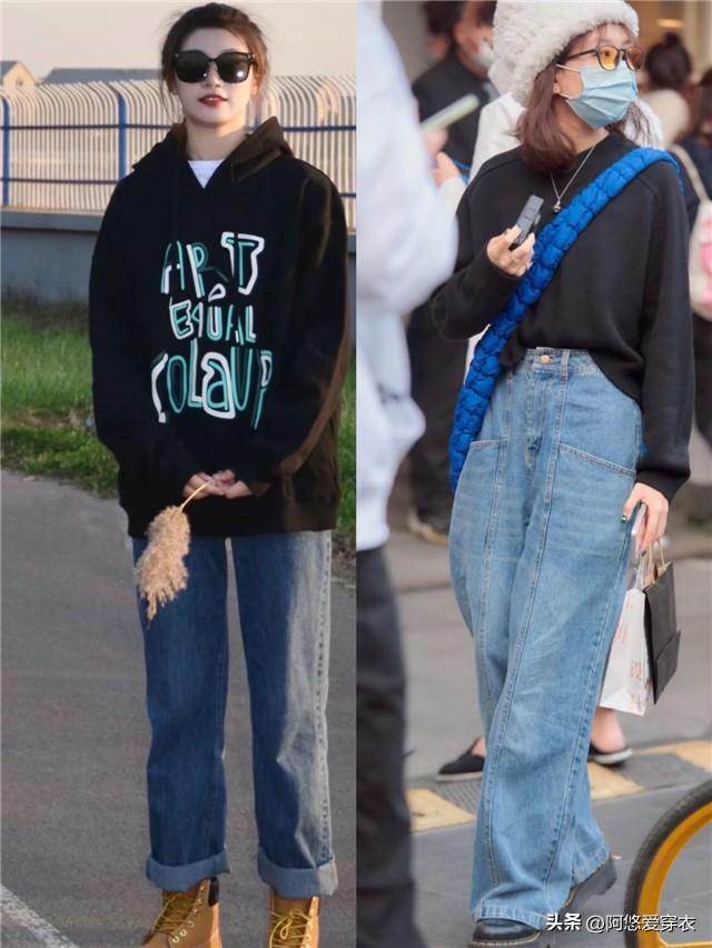 卫衣搭配什么裤子好看，卫衣配什么裤子好看女（到底配“牛仔裤”还是“运动裤”）