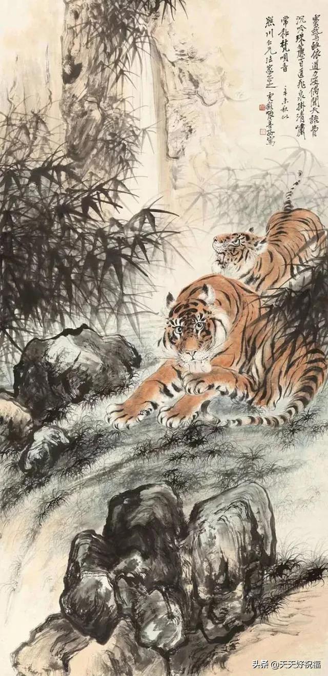 虎虎作品100幅，虎年虎画，虎虎生威