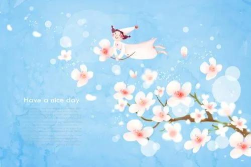 如何画简单好看的桃花，如何画简单好看的桃花图（分享图片：手绘桃花）