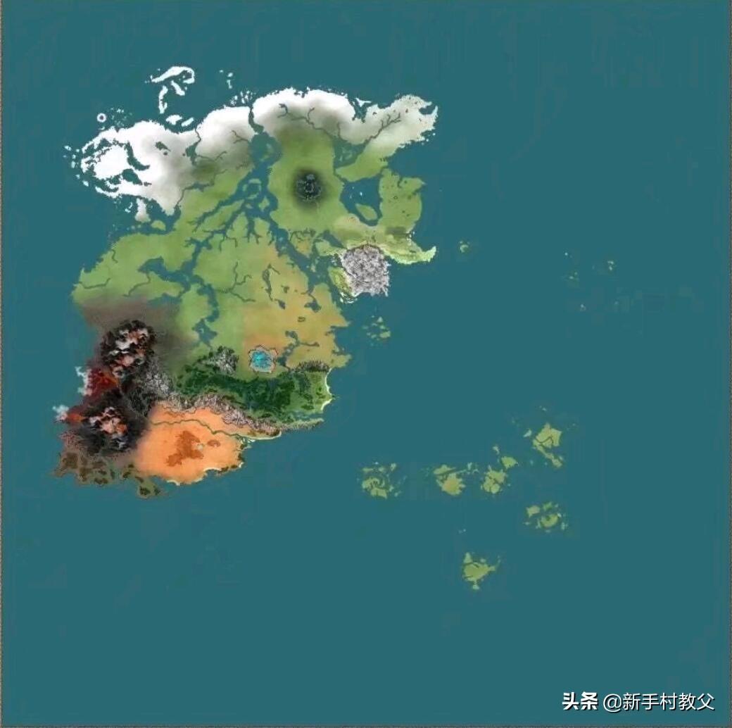 原神地图（提瓦特7国地图疑似曝光）