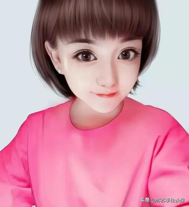 清纯可爱的女生头像，可爱清纯女生头像微信（清纯靓丽的短发女生头像）