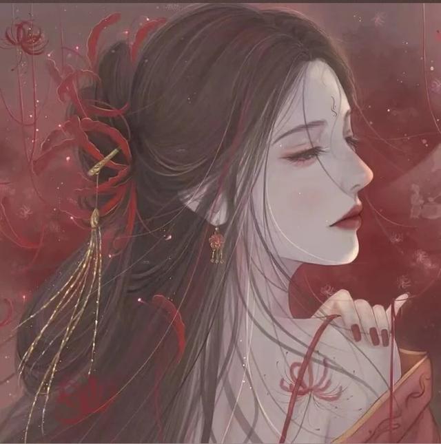 红衣女生真人古风头像 亦惜醉红颜微信，红衣女生真人古风头像 亦惜醉红颜（古风女生头像<红衣胜火>）