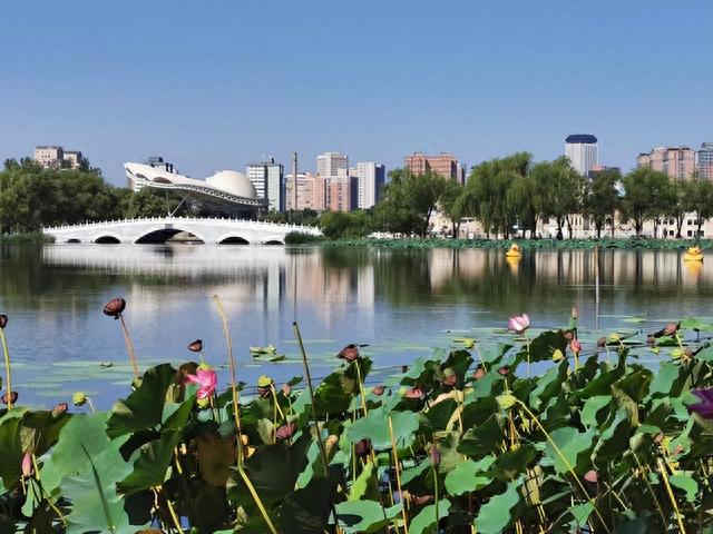 北京市区内最大综合公园——朝阳公园，风景旎丽中西合璧四时皆景