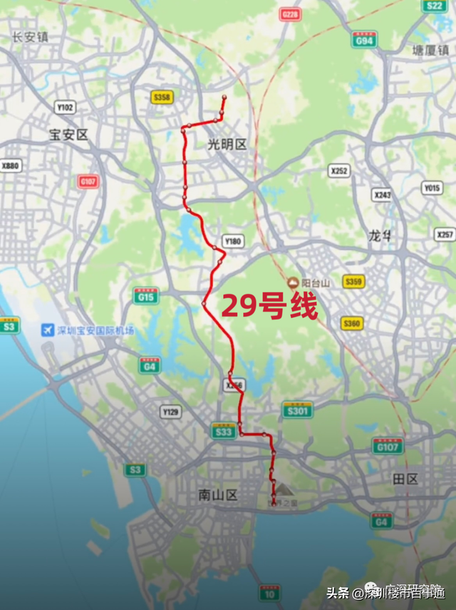 2035年深圳地铁线路图高清版，南山区详解篇<下>