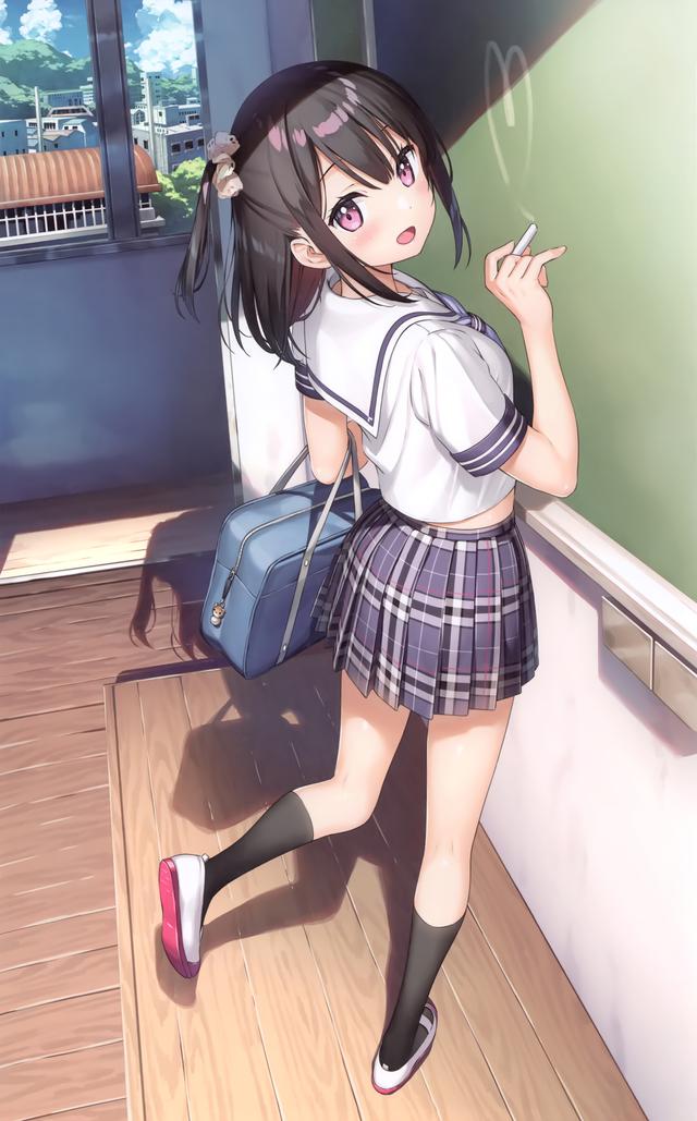 好听的二次元名字，可爱呆萌二次元网名   萌妹子不装萌。ヘ微信昵称（可爱的二次元JK制服动漫少女手机背景壁纸）