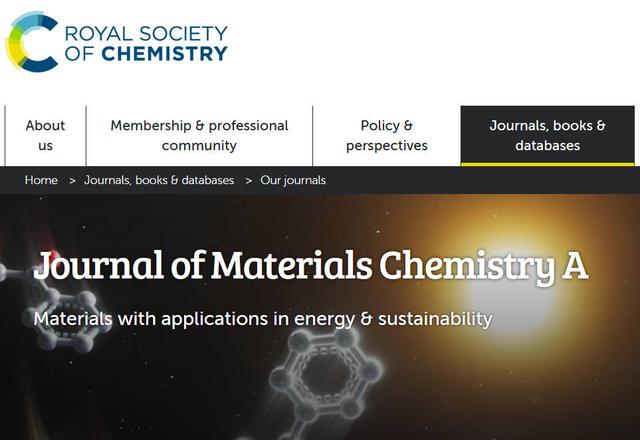 jmca影响因子，Materials（<IF=12.732>）