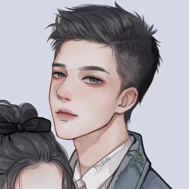 潮流好看白框圆形情侣头像微信，潮流好看白框圆形情侣头像（一些好看的男女情侣头像）