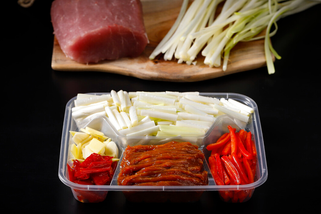 第一种:半成品的净菜