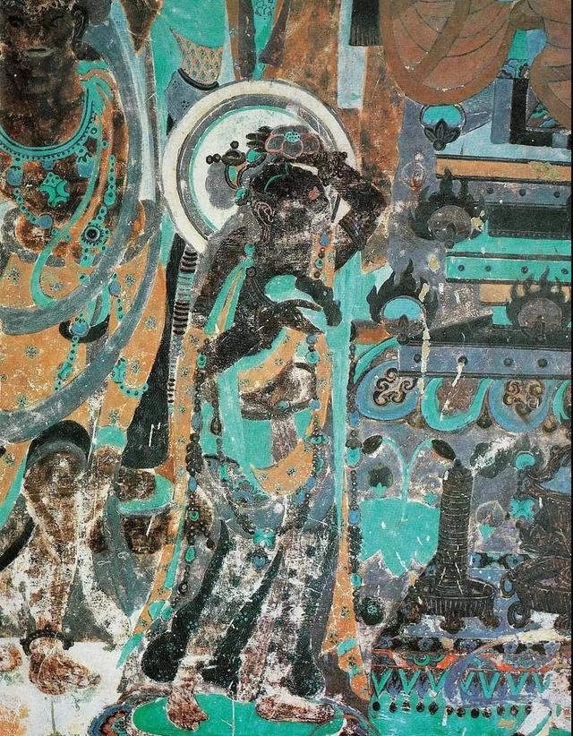 敦煌壁画图片大全，敦煌飞天壁画高清图（敦煌壁画对于中国画坛的影响）