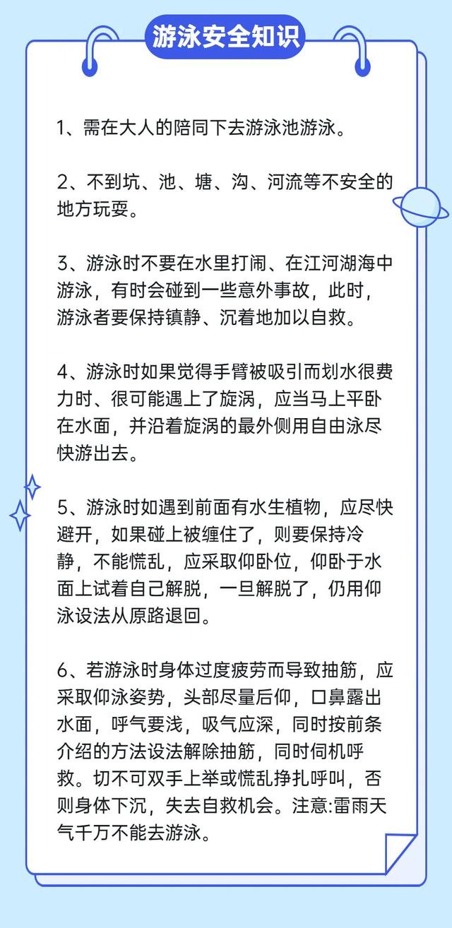 游泳安全六不准，防溺水游泳六不准（消防科普丨夏季游泳安全“六不准”）