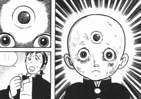 手冢治虫著名漫画作品，70年代手冢治虫人气漫画《三目童子》