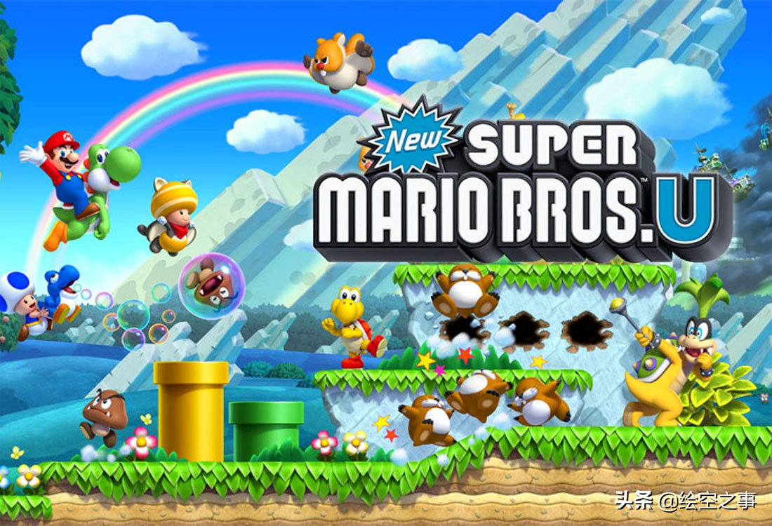 最后是两款马力欧游戏:《新超级马里奥兄弟u》是经典的横版过关马里奥