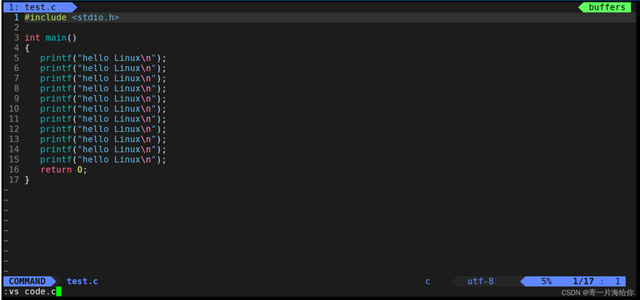 vim行号显示，vim显示行号（Linux下vim各模式的操作你了解吗）
