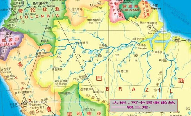 银三角是哪三个国家，银三角是指拉丁美洲的哪三个国家（“金三角”、“银三角”、“黑三角”等世界主要毒源地介绍）