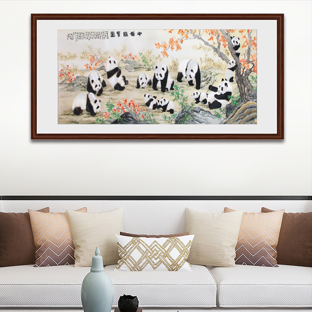 客厅挂什么字画最合适，5种主题风格共10幅