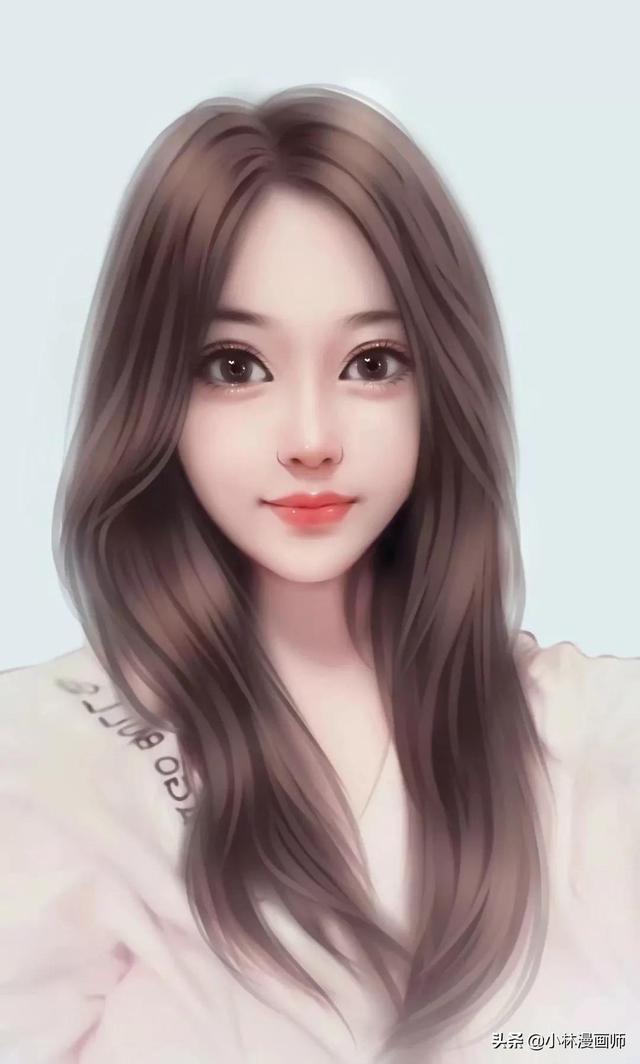 女生漫头，微信头像，女生漫头（女生手绘漫画微信头像）
