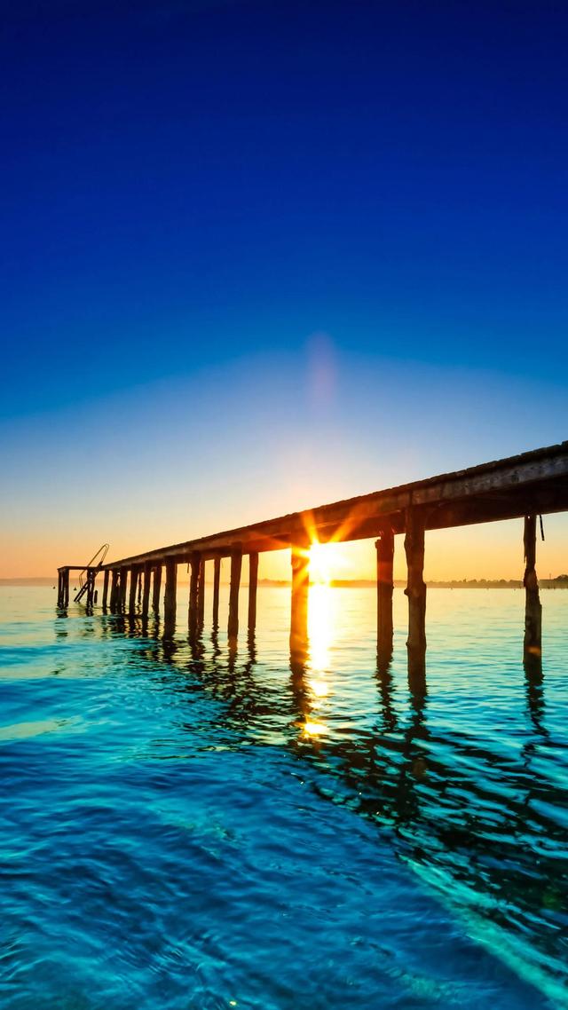 落日余晖图片，落日余晖（壁纸：黄昏夕阳）